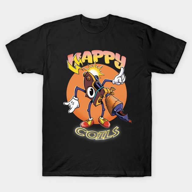 happy coils  tattoo machine T-Shirt by Paskalamak